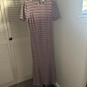 ASOS Multicolor Striped Long Sleeve Dress | Size 4